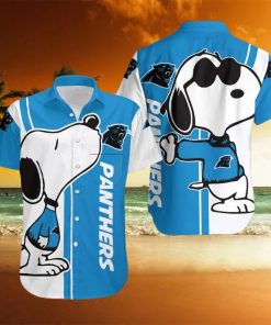 Carolina Panthers Snoopy Lover 3D Printed Hawaiian Shirt