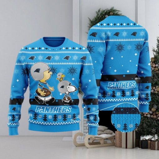 Carolina Panthers Snp Girl Men’s and Women’s Ugly Sweater Fashion Gift For Fans Christmas