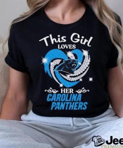 Carolina Panthers this girl loves football shirt