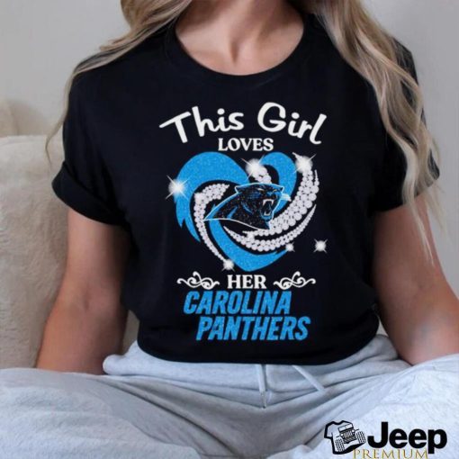 Carolina Panthers this girl loves football shirt