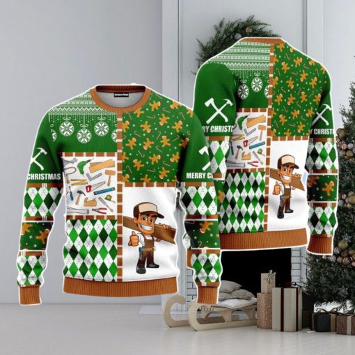 Carpenter Christmas Unisex Ugly Sweater For Men Women