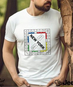 Carrie bradshaw New York monopoly art design t shirt