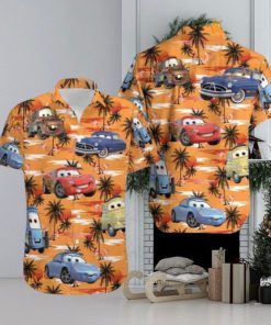 Cars Themed Hawaiian Shirt, Disney Gift Ideas