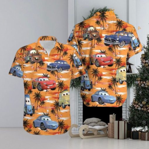 Cars Themed Hawaiian Shirt, Disney Gift Ideas