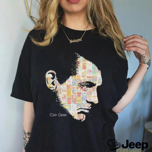 Cary Grant face art shirt