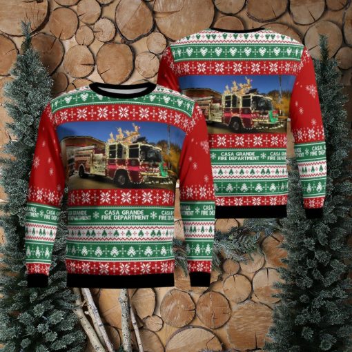Casa Grande Arizona Casa Grande Fire Department Christmas Ugly Christmas Sweater Unique Christmas Gift