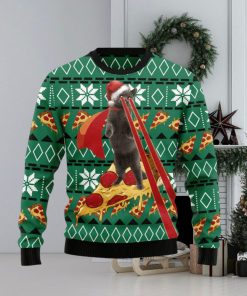 Cat And Pizza Funny Ugly Christmas Sweater