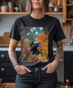 Cat Flower Classic T Shirt