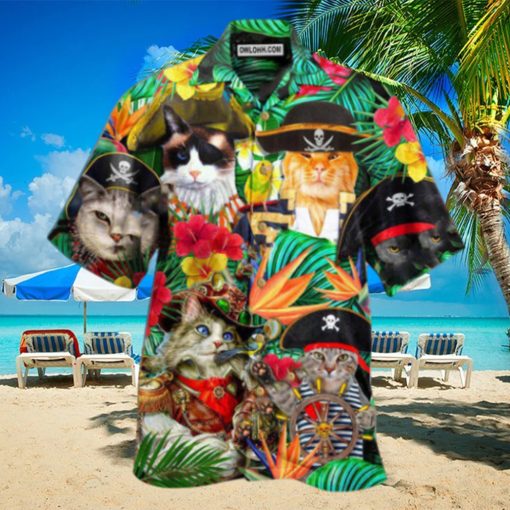 Cat It’s Pirate Life For Me – Hawaiian Shirt