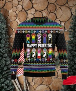 Cat Lgbt Color Ugly Christmas Sweaters Special Gift For Men And Women