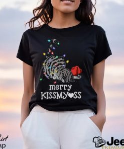 Cat Lover Merry Ladies Merry Kiss My Ass Shirt