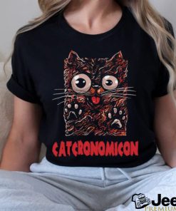 Cat Necronomicon Ex Mortis art shirt