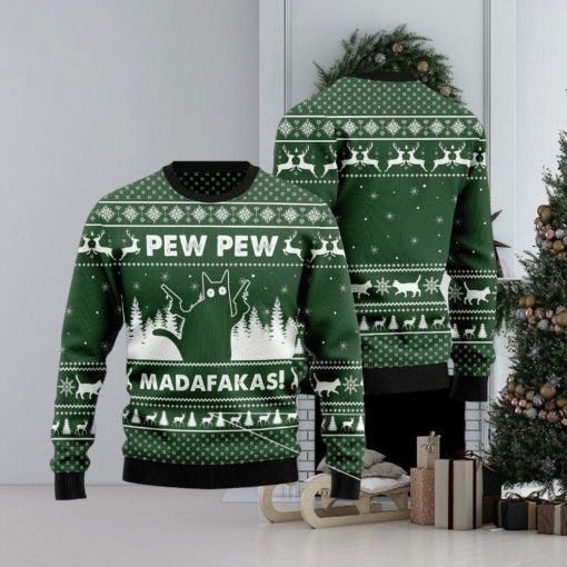 Cat Pew Pew Madafakas Sweater