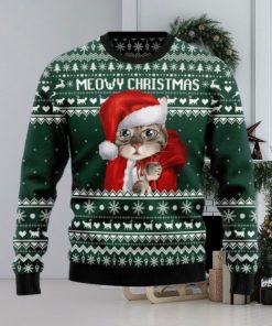 Cat Santa Ugly Christmas Sweater