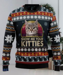 Cat Show Me Your Kitties 3D Ugly Christmas Sweater