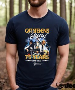 Cat Stevens Yusuf 75 Years 1948 2023 Signatures Shirt