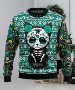 Cat Sugar SkulL Special Design Christmas 3D Sweater