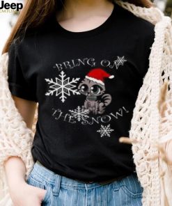 Cat bring on the snow Christmas T Shirt