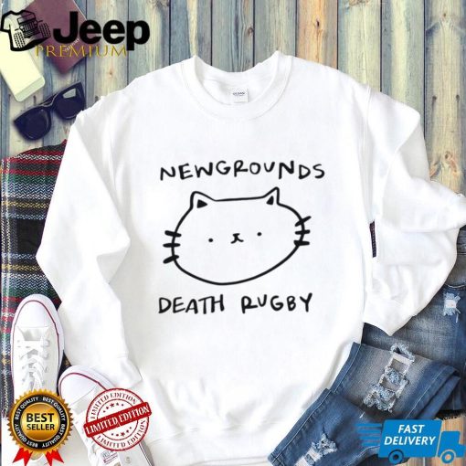 Cat newgrounds death rugby funny T shirt