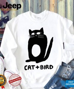 Cat plus Bird art shirt