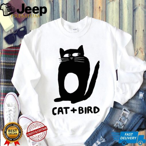 Cat plus Bird art shirt