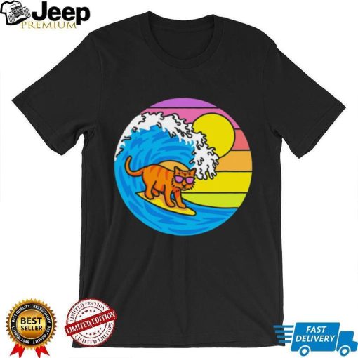 Cat surfing The Purrfect Wave vintage shirt