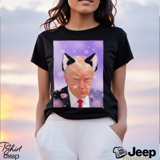 Catboy Trump Mugshot Cringey shirt