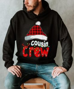 Caterpillar Christmas Cousin Crew Buffalo Red Plaid Pajamas Family Xmas T shirt