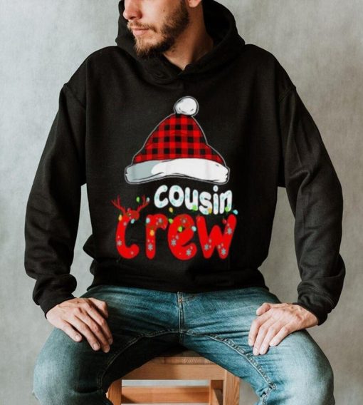 Caterpillar Christmas Cousin Crew Buffalo Red Plaid Pajamas Family Xmas T shirt