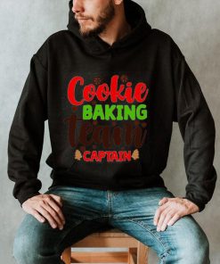 Caterpillar Cookie Baking Team Captain Gingerbread Funny Christmas Shirt