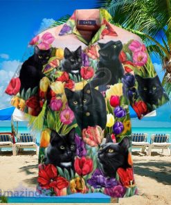 Cats Love Flowers Color Limited Hawaiian Shirt Best Gift For Men Women