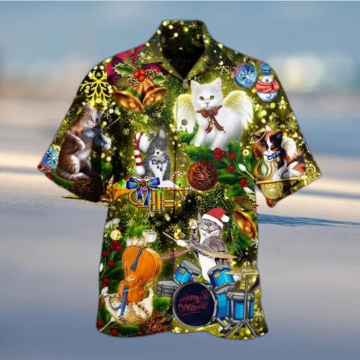 Cats Merry Christmas Angel Limited Edition Hawaiian Shirt