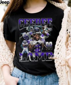 Ceedee Lamb Dallas Cowboys player retro shirt