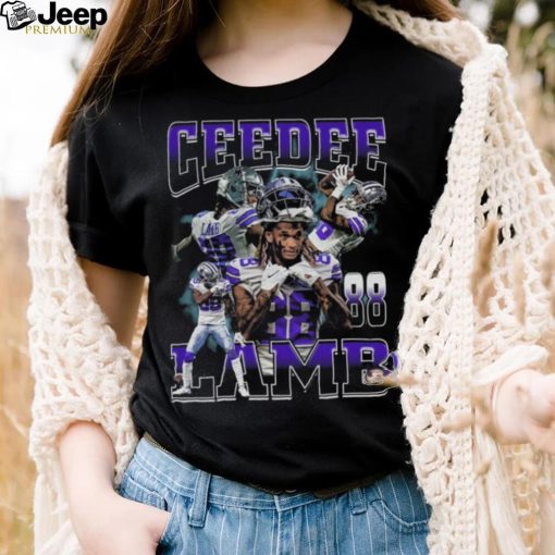 Ceedee Lamb Dallas Cowboys player retro shirt