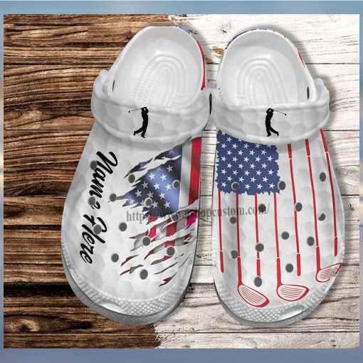 Celebrate Sports Enthusiasm Father’s Day 2022 Golf Inspired Clog Shoes