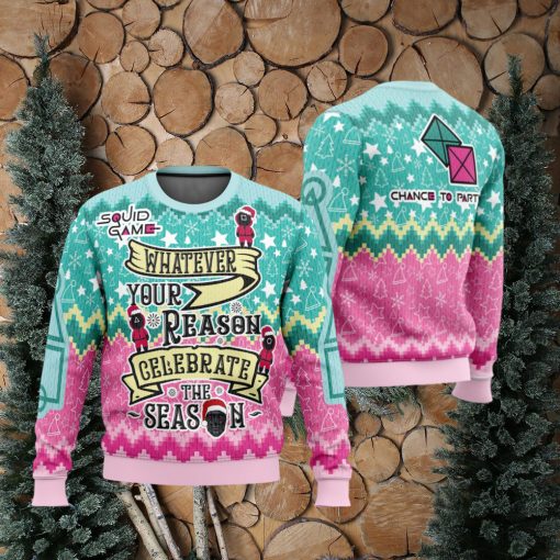 Celebrate the Season Squid Game Christmas Sweater