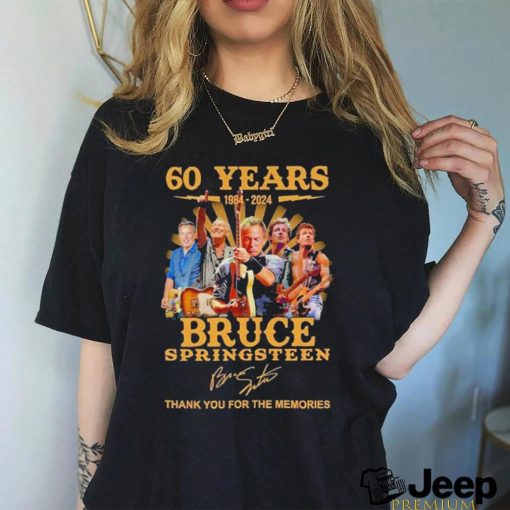 Celebrating 60 Years 1964 – 2024 of Bruce Springsteen’s Singing Career Thank You For The Memories Shirt