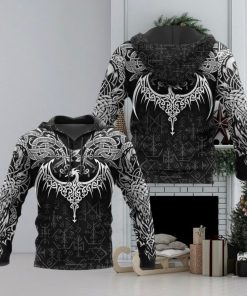 Celtic Dragon Tattoo Art 3d All Over Print Hoodie