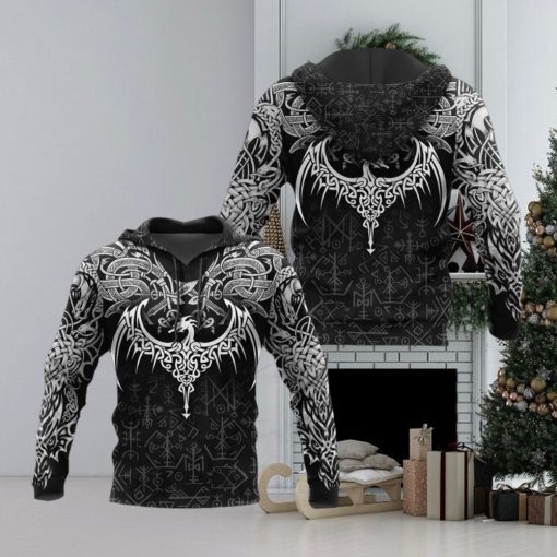 Celtic Dragon Tattoo Art 3d All Over Print Hoodie