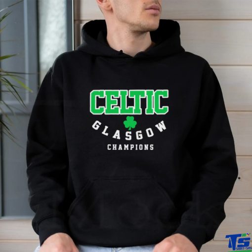 Celtic FC Glasgow Champions 2023 logo shirt