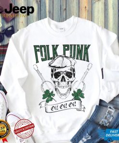 Celtic Folk Punk Skull Music Shirt