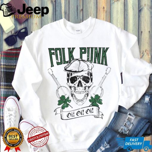 Celtic Folk Punk Skull Music Shirt