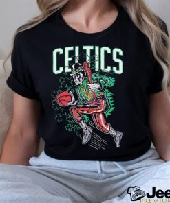 Celtics Clover Skeleton Basketball Boston Celtics Basketball 2023 NBA Playoff Shirt