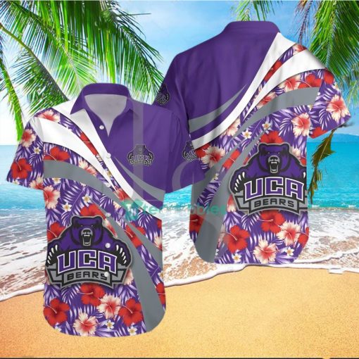 Central Arkansas Bears NCAA Hibiscus Tropical Flower Hawaiian Shirt