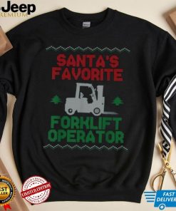 Certified Forklift Truck Operator Christmas Vintage Ugly Unisex Shirt