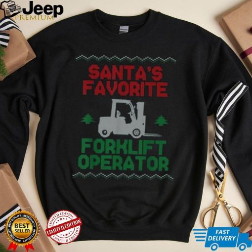 Certified Forklift Truck Operator Christmas Vintage Ugly Unisex Shirt