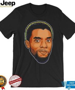 Chadwick Boseman King of Afro Futurism face art shirt