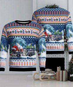 Champaign, Illinois, Illinois Fire Service Institute Aop Ugly Sweater 3D Gift For Men And Women