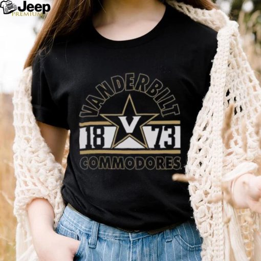 Champion Black Vanderbilt Commodores 150th Anniversary 1873 Jersey T Shirt