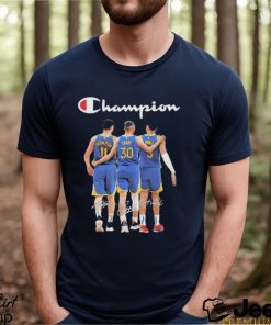 Champion Klay Thompson Stephen Curry And Jordan Poole Golden State Warriors signatures shirt